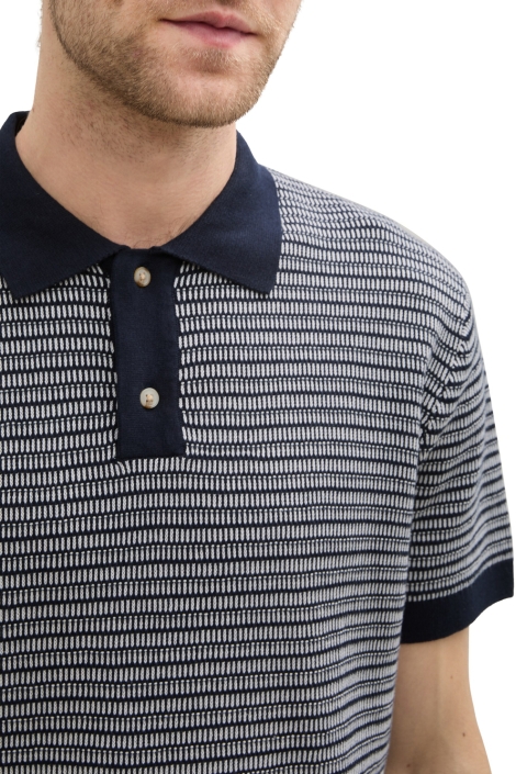 Tom Tailor twotone structured knit polo